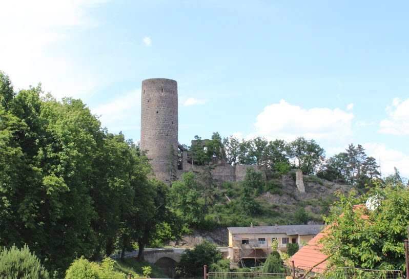 Zřícenina hradu Starý Žeberk, Horní Jiřetín, Czech Republic (Czechia)